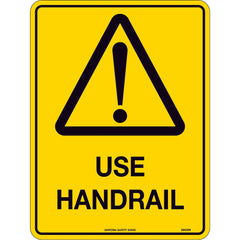 Uniform Safety Signs - 300x225mm - Poly - Use Handrail | 3903MP