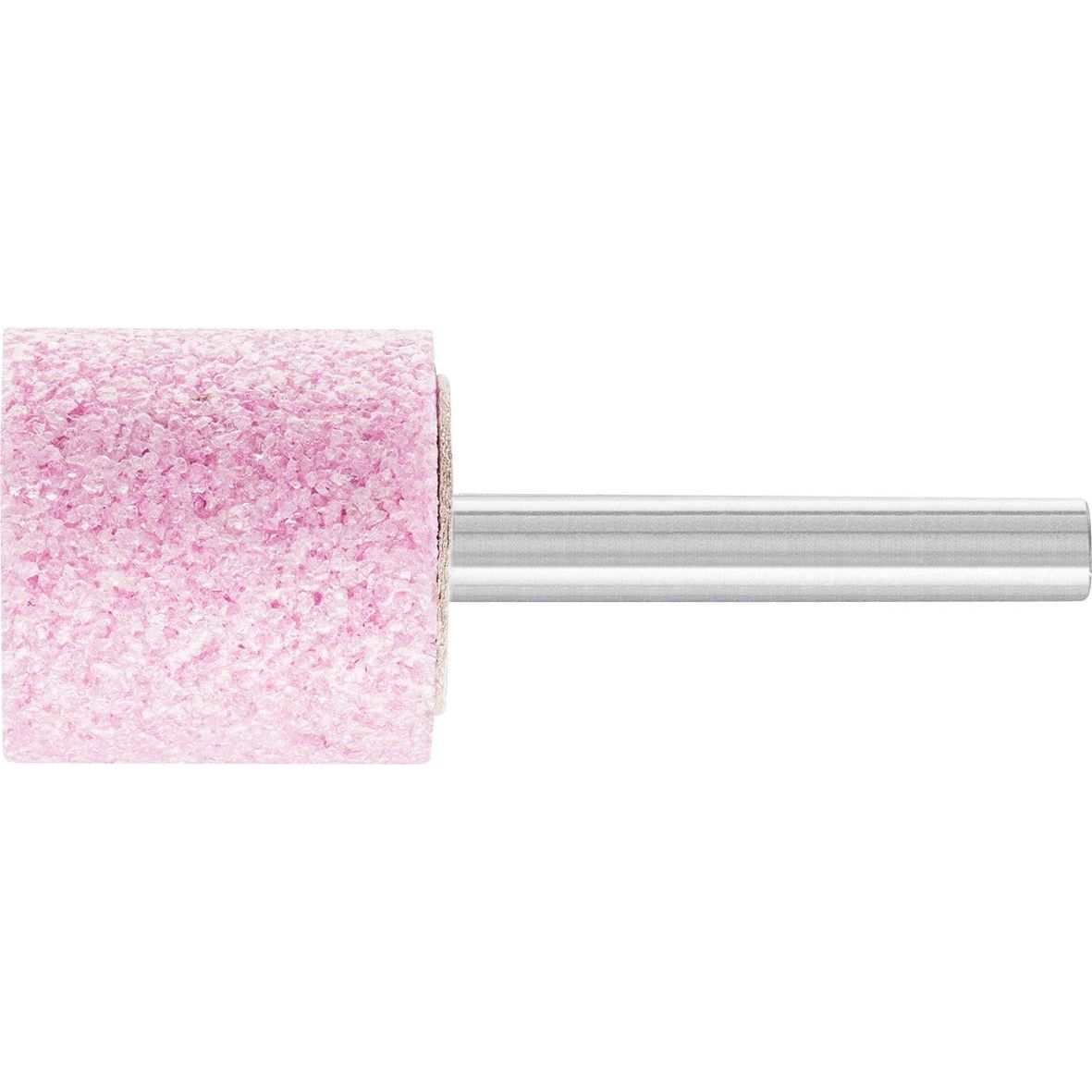 PFERD - W Shape Cylindrical 1/4" 6.3mm Shank Aluminium Oxide - Pink - O Hardness ZY2525 6.3 AR 30 O 5 V | 39105059 5