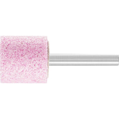 PFERD - W Shape Cylindrical 1/4" 6.3mm Shank Aluminium Oxide - Pink - O Hardness ZY2525 6.3 AR 30 O 5 V | 39105059 5