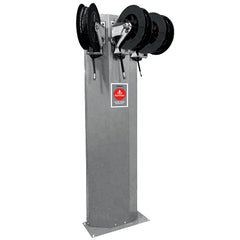 Alemlube - Hose Reel Column Stand C/W 3 X 12mm Id X 15M Hose Reels | 39203-504C