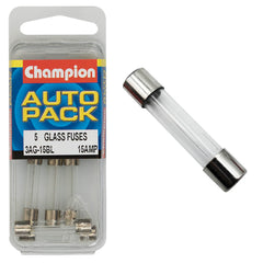 Champion - Fuses - Glass - - 15Amp | 3AG-15BL