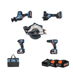 Senix - X2 18V 5 Piece Combo Kit S1 | S2K5B1-01