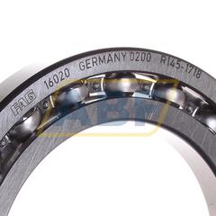 FAG Bearing - 16020 Single Row Deep Groove Ball Bearing (Thin Section) 100mm ID x 150mm OD x 16mm W | 16020_FAG
