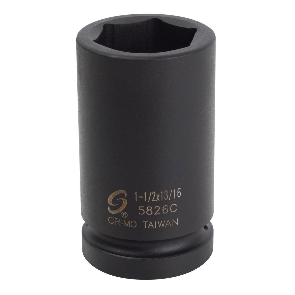 Action 1-1/2" x 13/16" 1" Drive Combination Budd Wheel Impact Socket