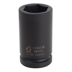 Action 1-1/2" x 13/16" 1" Drive Combination Budd Wheel Impact Socket