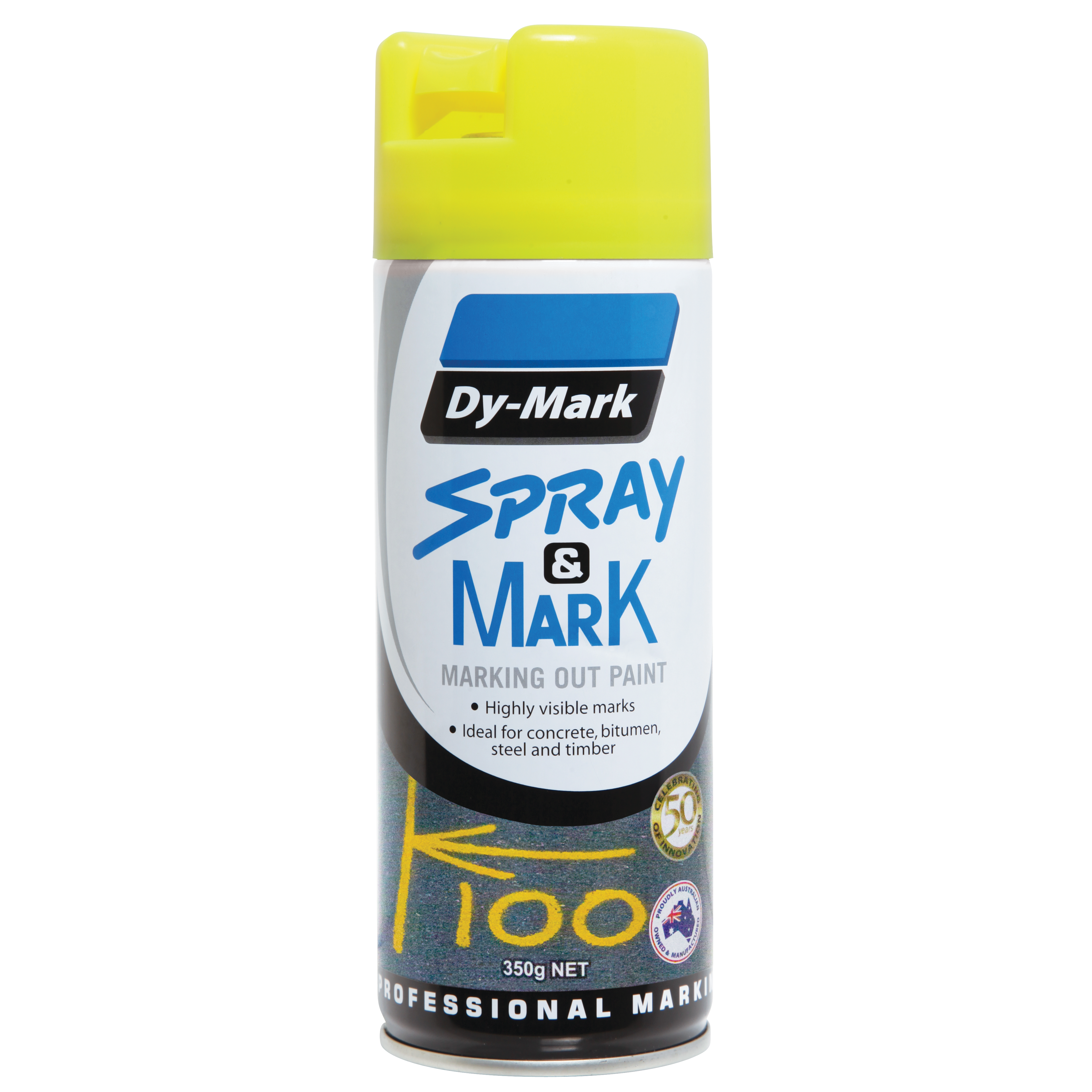 Dy-Mark - Spray and Mark F/Yellow 350g | 40013525