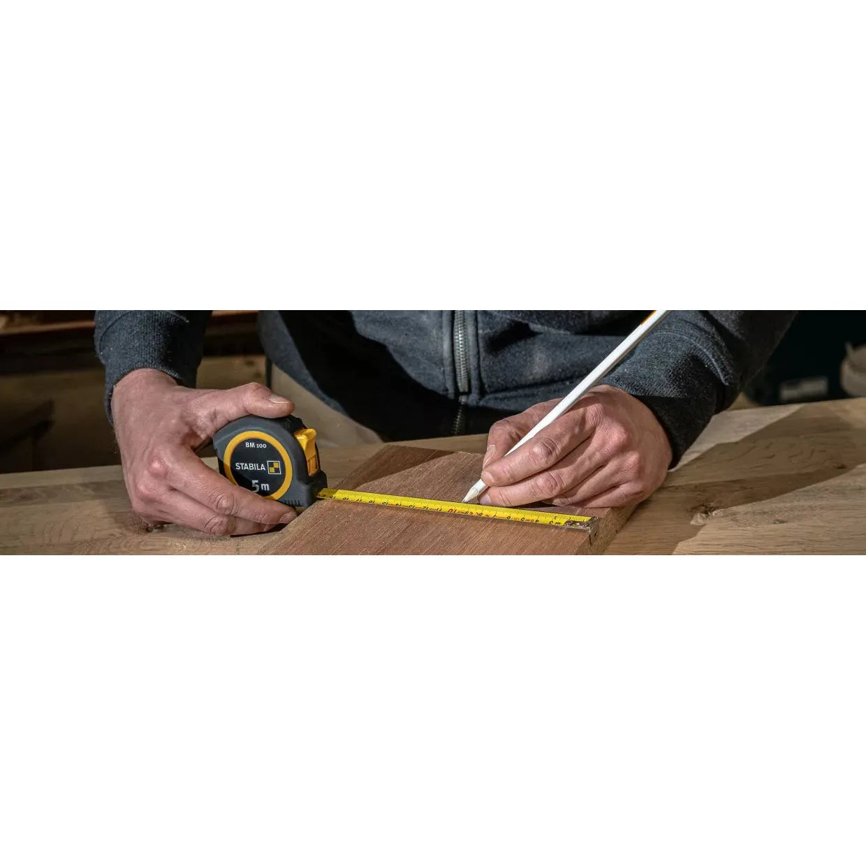 Stabila - Bm 100 Pocket Tape, 5 M, 1000 Scale, Metric | 19566