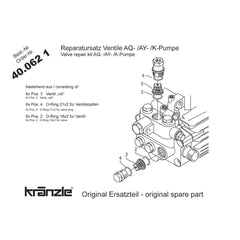 Powerblast - AY+K Repair Kit No. A (Valves and O-Ring) | 400621