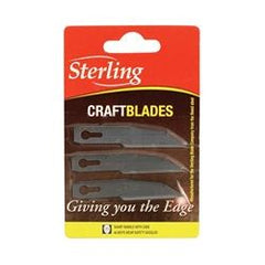 Sterling - Straight Edge Keyhole Blade (x3) | 401-1