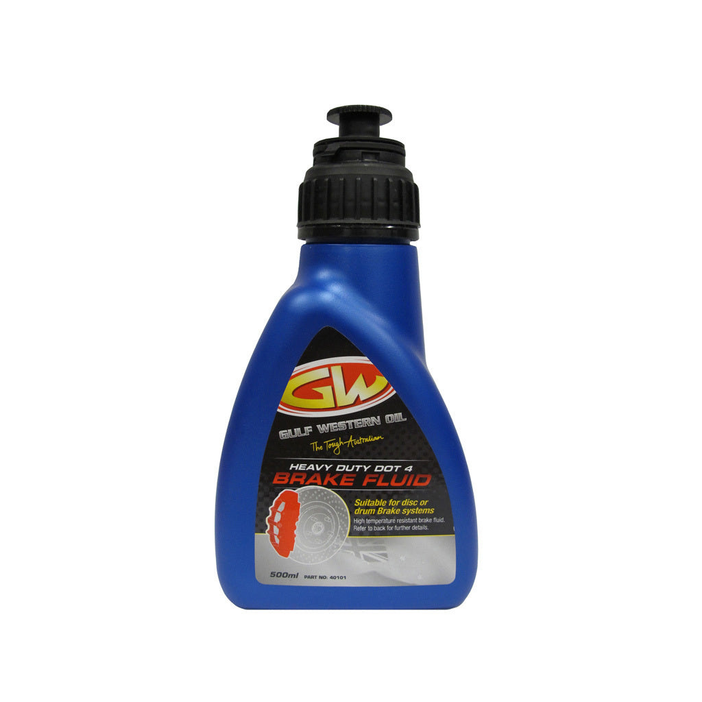 Gulf Western - Dot 4 Brake Fluid 500ml (16/Ctn) | 40101