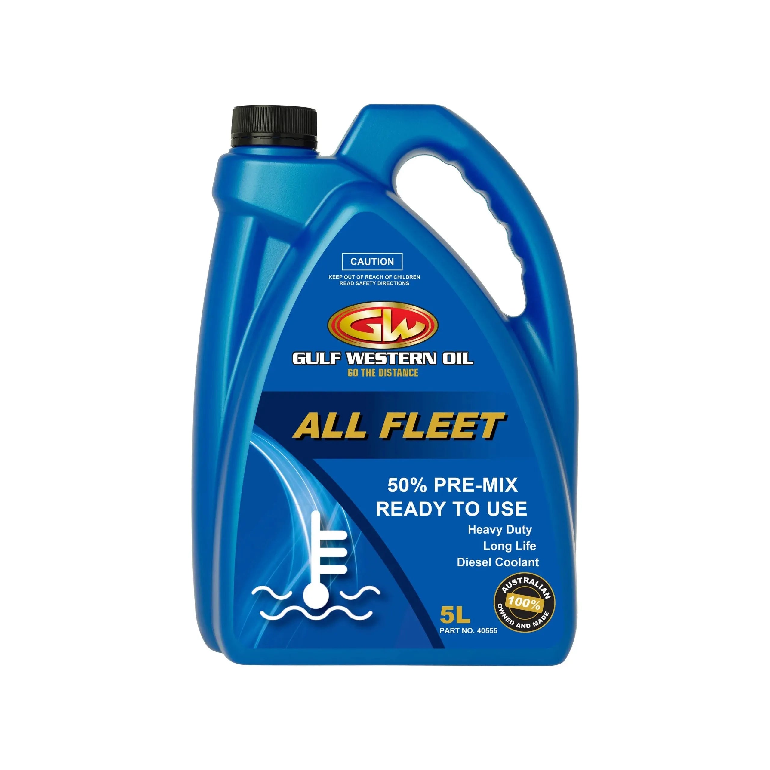 Gulf Western - All Fleet Hdd Pre Mixed Coolant 5lt | 40555
