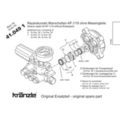 Powerblast - Water Seal Kit AP-APG 18mm | 410491