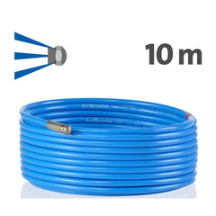 Powerblast - Pipe Cleaning Hose 10m with Forward Jet  Nozzle KNF055 & quick release fitting D12 | 12550-F