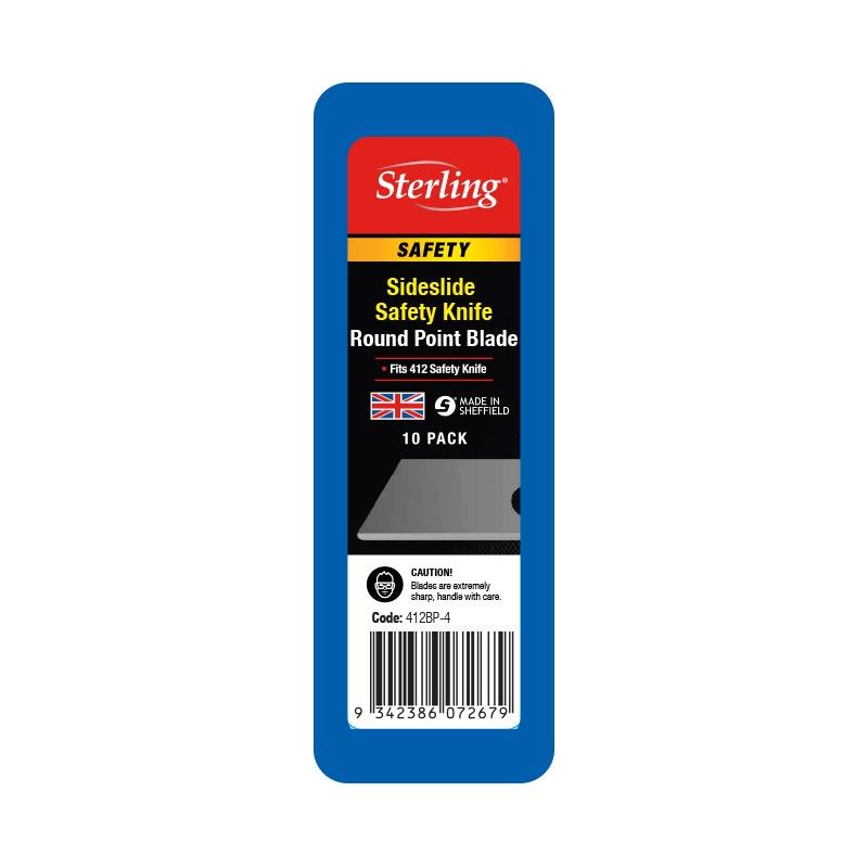 STERLING Round Point Blade for Side-Slide Knife Tube (x10) | 412BP-4