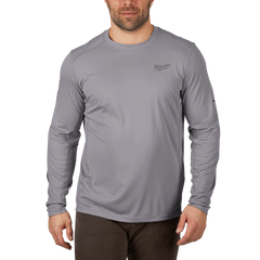 Milwaukee - WORKSKIN Lightweight Shirt Long Sleeve Grey - L | 415G-L