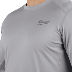 Milwaukee - WORKSKIN Lightweight Shirt Long Sleeve Grey - L | 415G-L