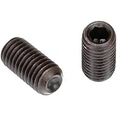 BBI - #8-32x3/16" UNC Knurled Cup Point - Imperial Grub (socket Set) Screw Knurled Cup Point Thermal Black UNC | 111130