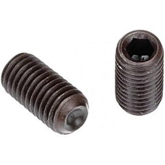 BBI - M16-2.00x90mm - Metric Grub (socket Set) Screw Cup Point 45h Thermal Black Oxide | 533036