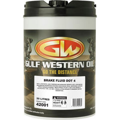 Gulf Western - Dot 4 Brake Fluid Green 20L | 42001G
