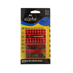 ALPHA 33pce Security Bit Set 33pce | 42133