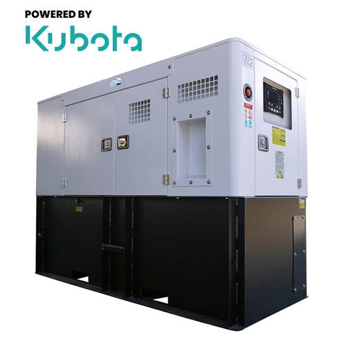 Welling & Crossley 14.5 kVA Three Phase Standby Diesel Generator with Kubota Engine in Canopy 400L Tank & Load Bank