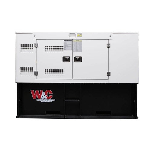 Welling & Crossley 14.5 kVA Single-Phase Standby Diesel Generator with Kubota Engine in Canopy 400L Tank