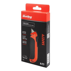 Sterling - Triple Plus Auto-retracting Utility Knife | 427-1