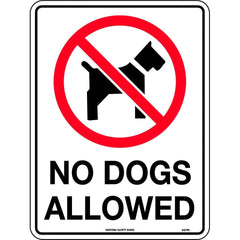 Uniform Safety Signs - 300x225mm - Metal - No Dogs Allowed | 427MM