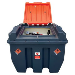 Alemlube - Portable Self Bunded Diesel Storage 414L Poly Tank And Dispensing Kit – 12V | 430TFD