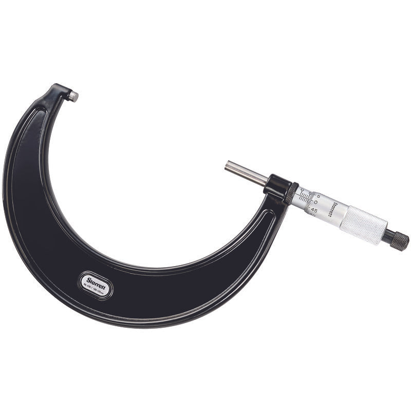 Starrett - Micrometer 100-125mm 0.01mm Grad Carbide Faces | 436.1MXRL-125