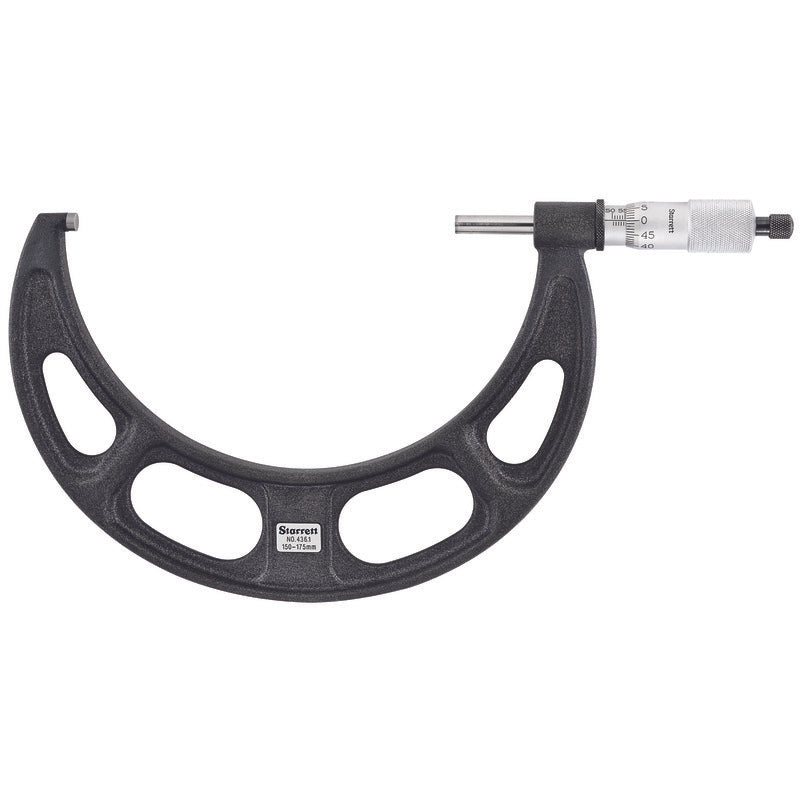 Starrett - Micrometer 150-175mm 0.01mm Grad Carbide Faces | 436.1MXRL-175