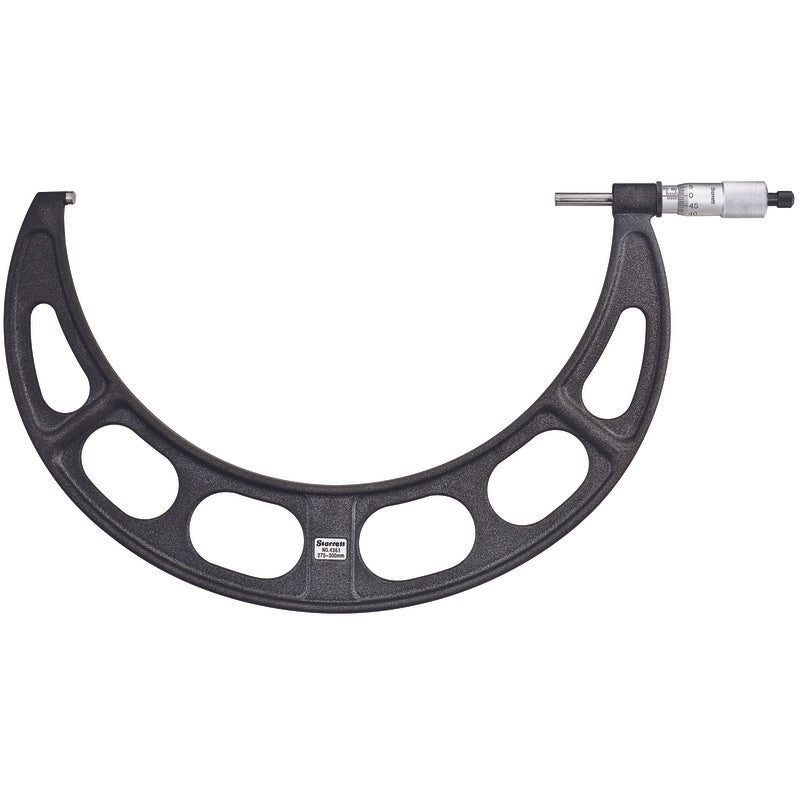 Starrett - Micrometer 275-300mm 0.01mm Grad Carbide Faces | 436.1MXRL-300