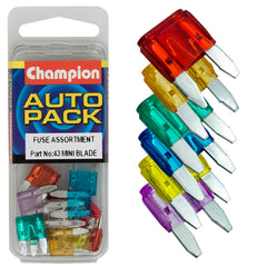 Champion - Mini Blade Fuse Pack Assortment | 43