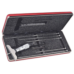 Starrett - Depth Gage 0-150mm Range 63.5mm Base 6 Rods Case | 440MZ-150RL
