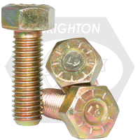 Brighton Best - 1/2"-20x1 3/4" (FT) - IMPERIAL L-9 HI-TENSILE HEX BOLTS ZINC-YELLOW (U.S.A) UNF | 440386