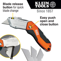AUTO-LOADING FOLDING RETRACTABLE KNIFE | A-44130