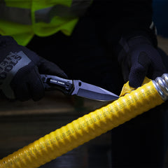 POCKET KNIFE BLACK DROP POINT BLADE | A-44220