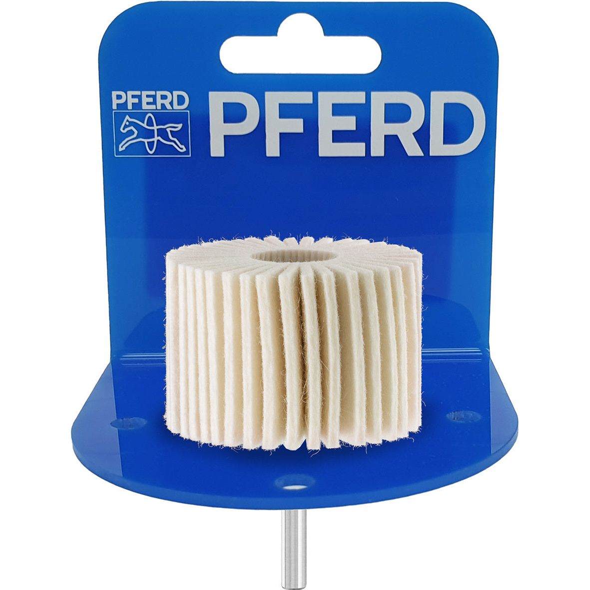PFERD - POS Mounted Felt Flap Wheel 6mm Shank FLS 6040/6 SOFT | 44386040 5