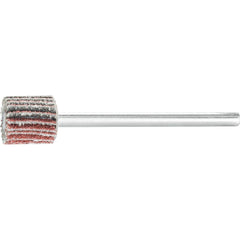 PFERD - Mounted Flap Wheel Fan Grinder Aluminium Oxide - 3mm Shank F 1010/3 A 80 Grit | 44400003 10