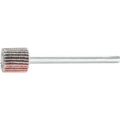 PFERD - Mounted Flap Wheel Fan Grinder Aluminium Oxide - 3mm Shank F 1010/3 A 120 Grit | 44400004 10