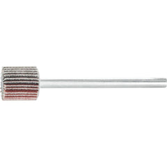 PFERD - Mounted Flap Wheel Fan Grinder Aluminium Oxide - 3mm Shank F 1010/3 A 320 Grit | 44400008 10
