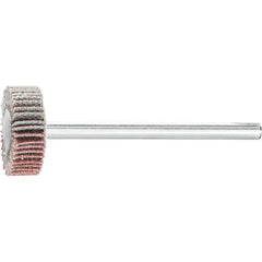 PFERD - Mounted Flap Wheel Fan Grinder Aluminium Oxide - 3mm Shank F 1505/3 A 150 Grit | 44400025 10