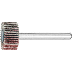 PFERD - Mounted Flap Wheel Fan Grinder Aluminium Oxide - 6mm Shank F 2010/6 A 80 Grit | 44400086 10