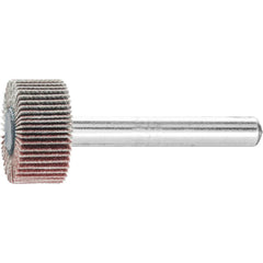 PFERD - Mounted Flap Wheel Fan Grinder Aluminium Oxide - 6mm Shank F 2010/6 A 180 Grit | 44400186 10