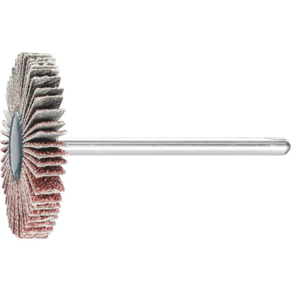 PFERD - Mounted Flap Wheel Fan Grinder Aluminium Oxide - 3mm Shank F 3005/3 A 80 Grit | 44401083 10