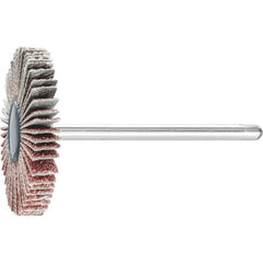 PFERD - Mounted Flap Wheel Fan Grinder Aluminium Oxide - 3mm Shank F 3005/3 A 80 Grit | 44401083 10