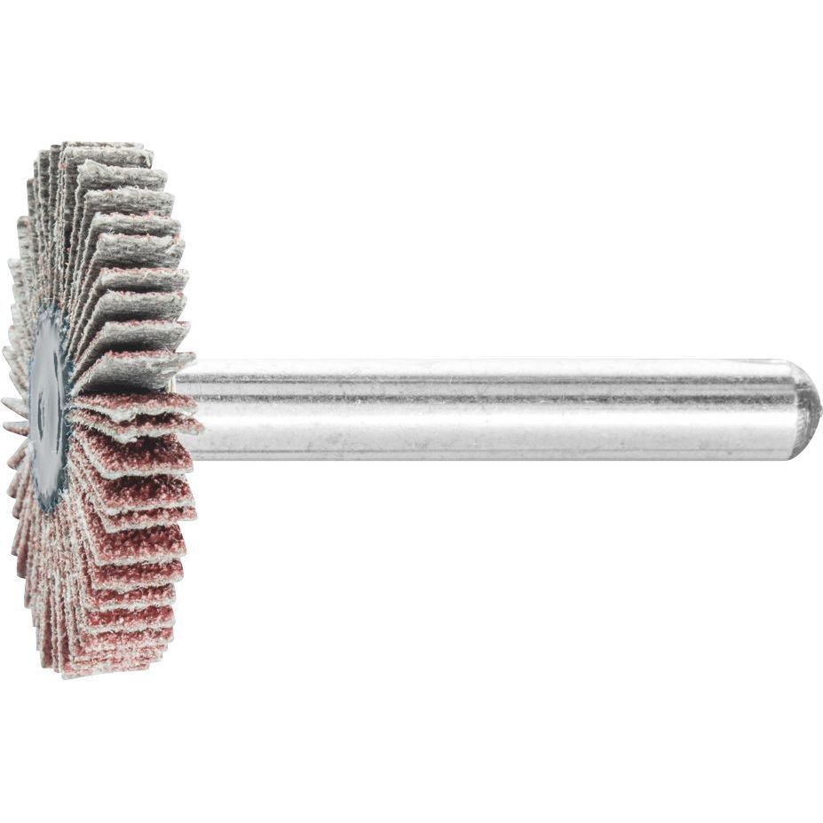 PFERD - Mounted Flap Wheel Fan Grinder Aluminium Oxide - 6mm Shank F 3005/6 A 80 Grit | 44401086 10