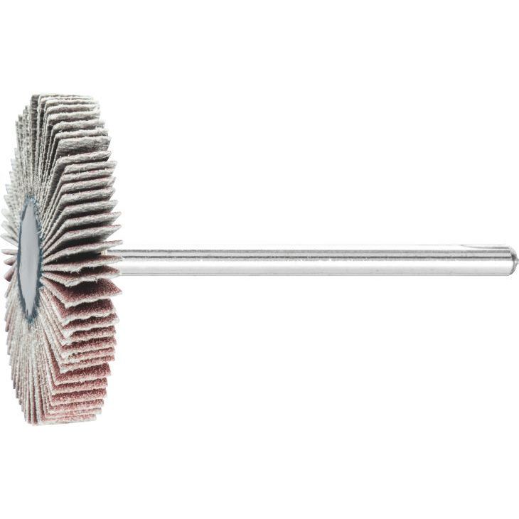 PFERD - Mounted Flap Wheel Fan Grinder Aluminium Oxide - 3mm Shank F 3005/3 A 320 Grit | 44401323 10