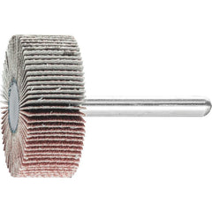 PFERD - Mounted Flap Wheel Fan Grinder Aluminium Oxide - 6mm Shank F 4015/6 A 120 Grit | 44404126 10