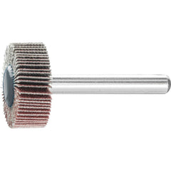 PFERD - Mounted Flap Wheel Fan Grinder Aluminium Oxide - 6mm Shank F 2510/6 A 180 Grit | 44405186 10